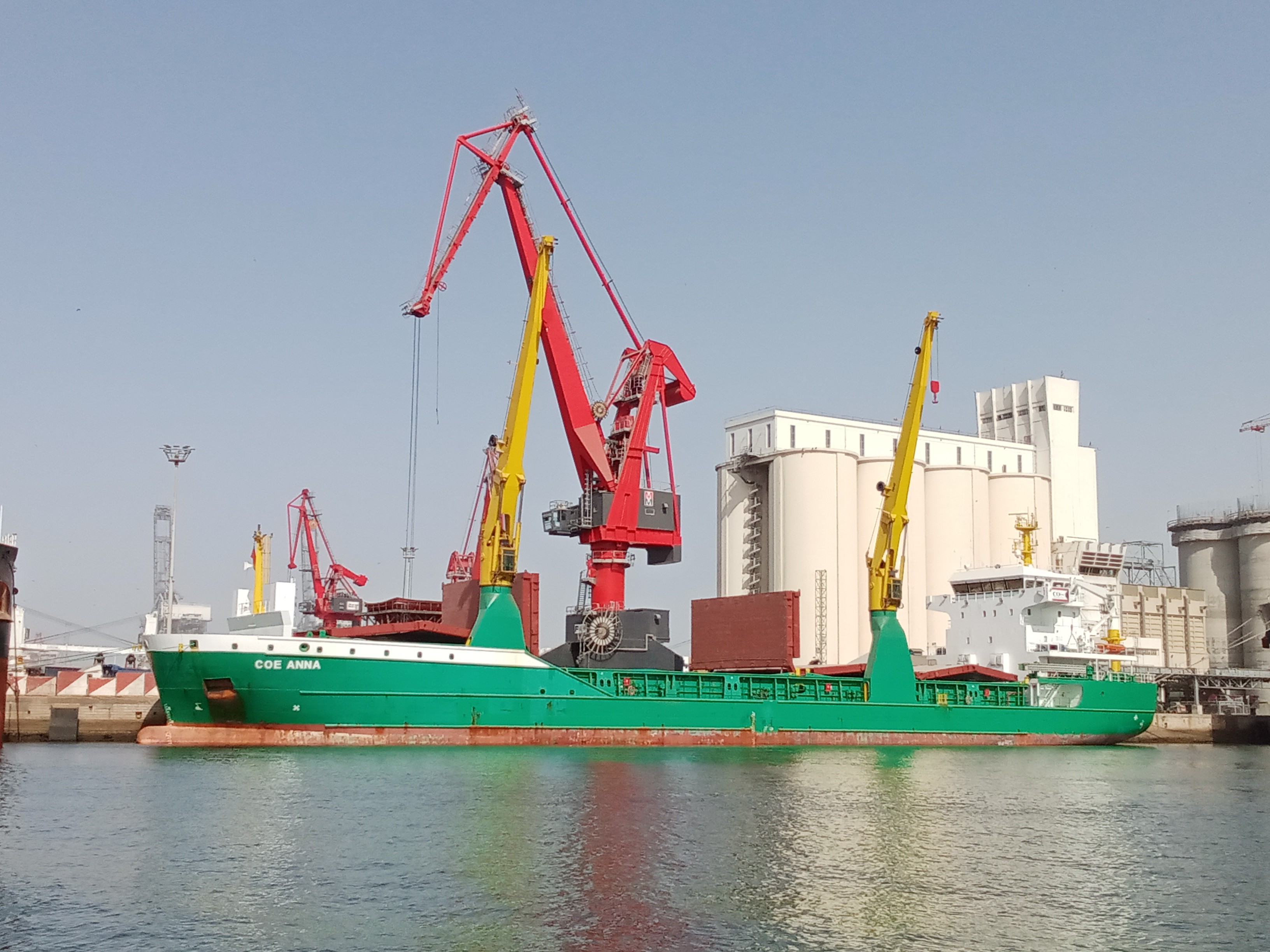 Transit: COE ANNA             entering English South Coast at The Dover Strait