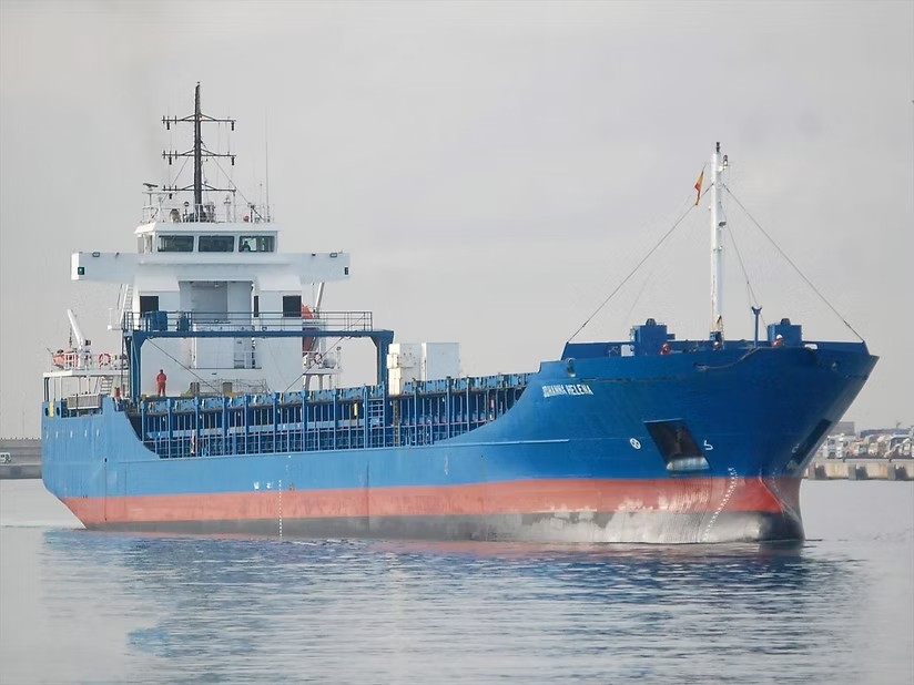  Irish Sea - JOHANNA HELENA       transiting Irish Sea off Wales