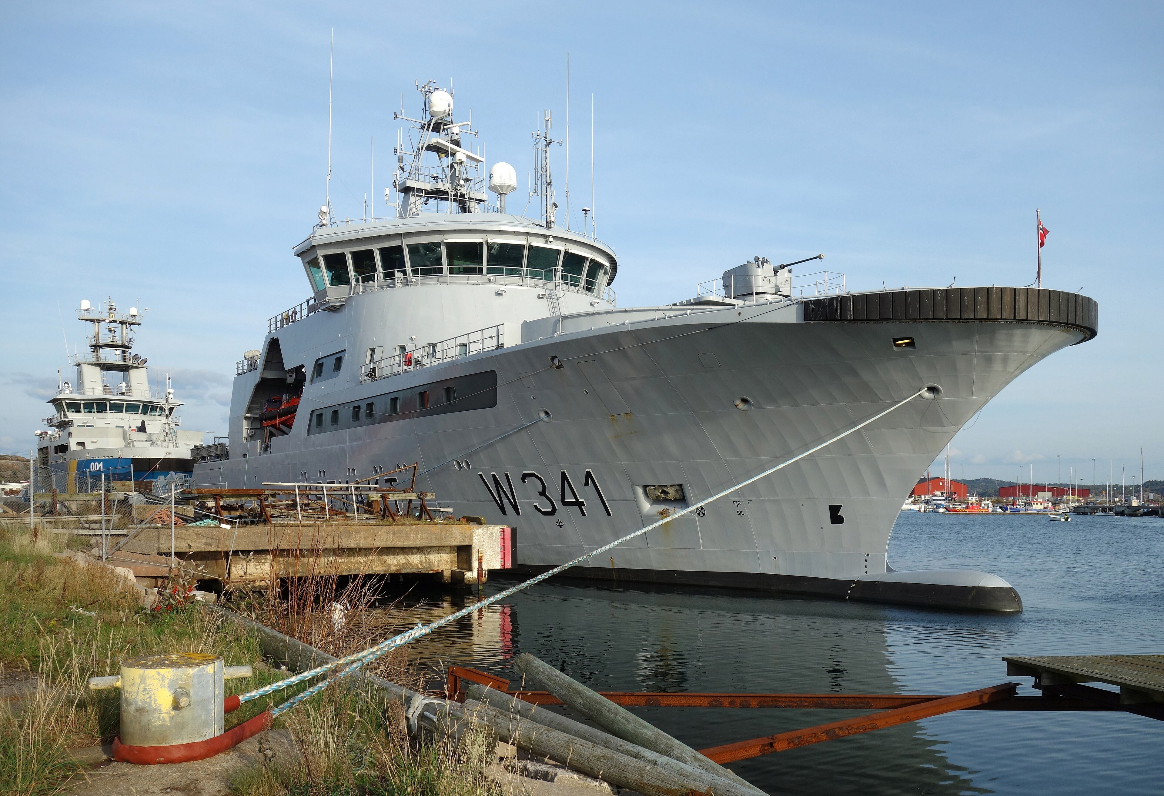 KV BERGEN transiting John O'Groats Approach on the Scottish East Coast  