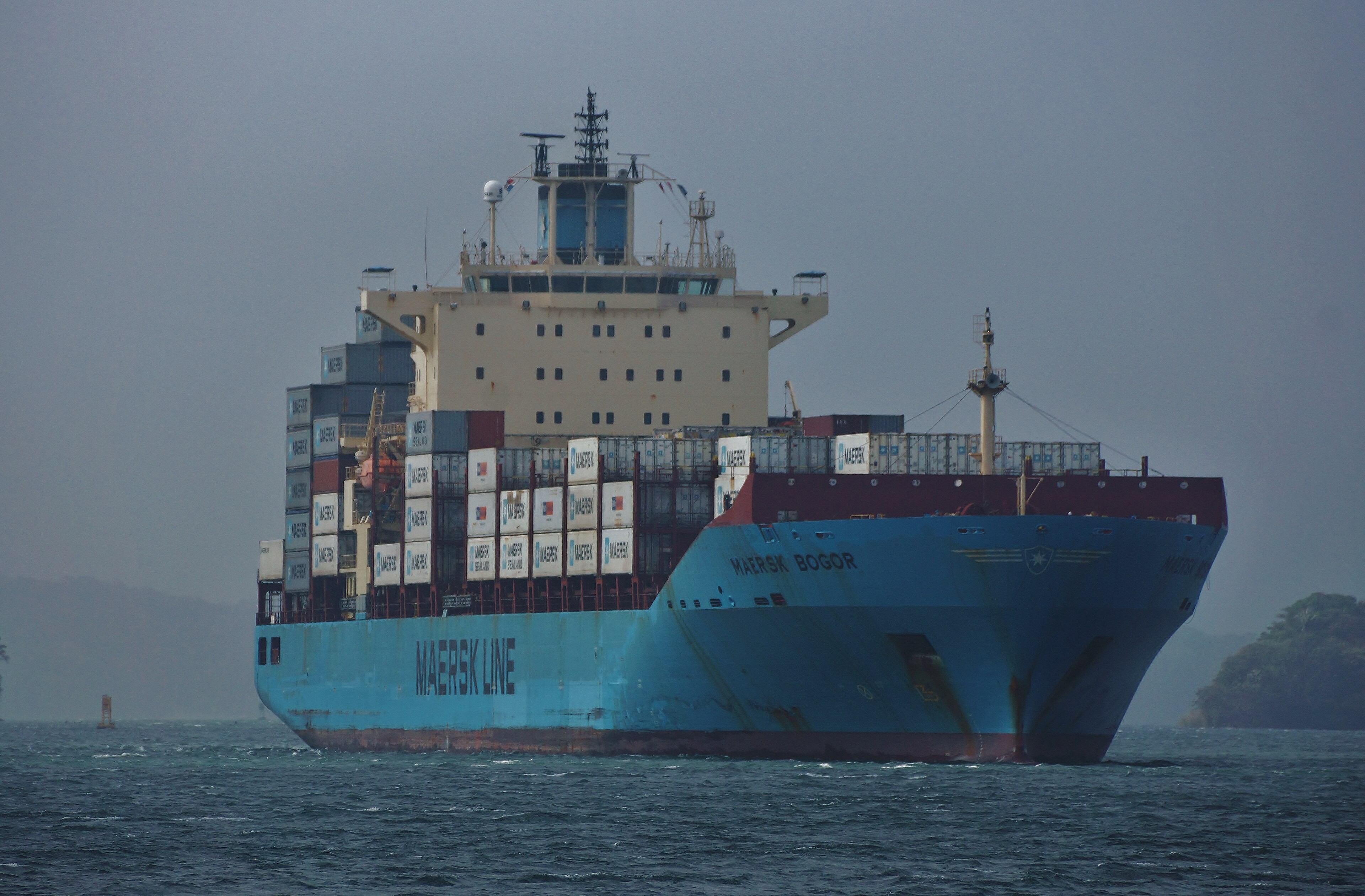Transit: MAERSK BOGOR         entering English South Coast at The Dover Strait