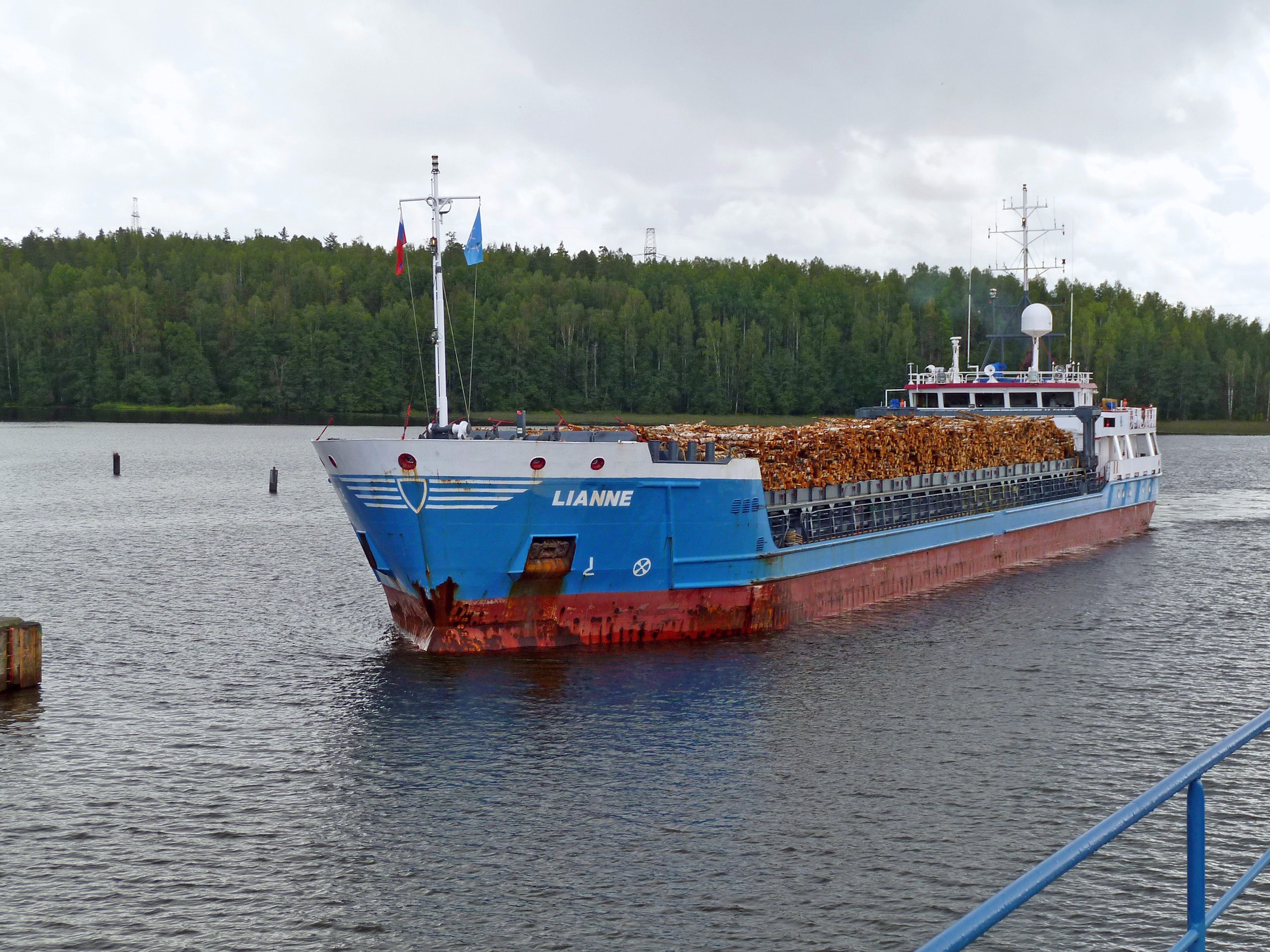 Transit: LIANNE entering English South Coast at The Dover Strait