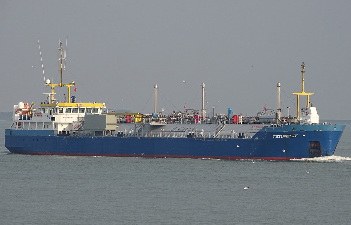  Irish Sea - TEMPEST transiting Irish Sea off Wales