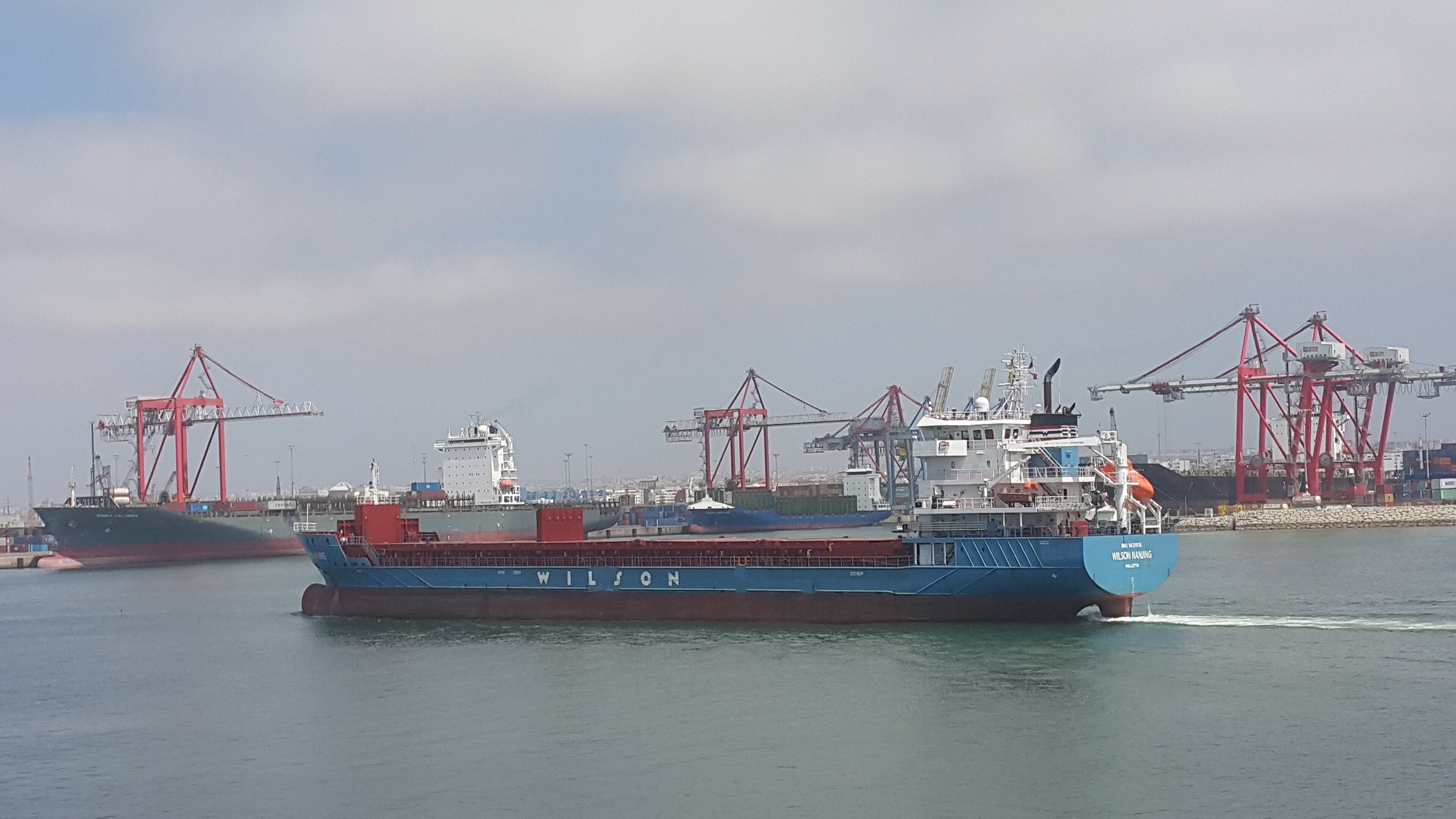 Bristol Channel Arrival: WILSON NANJING      