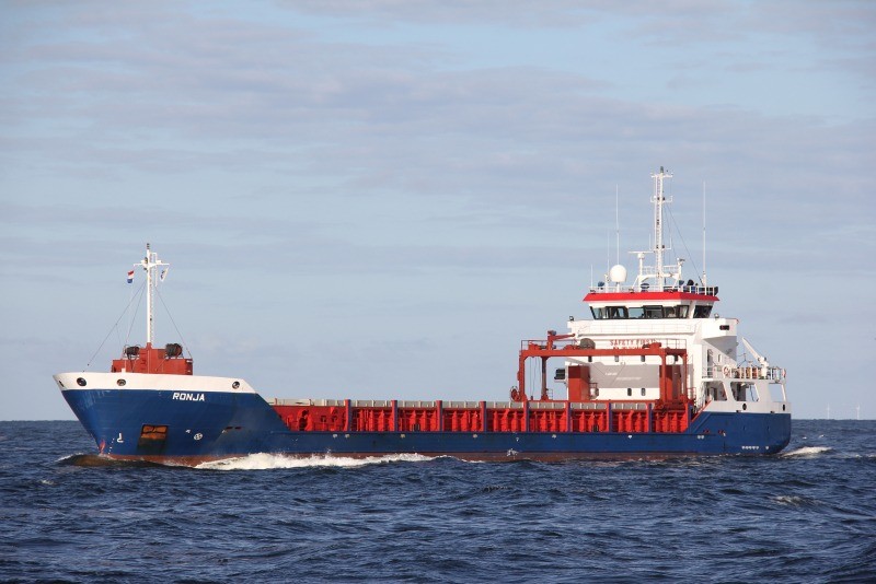  Irish Sea - RONJA transiting Irish Sea off Anglesey