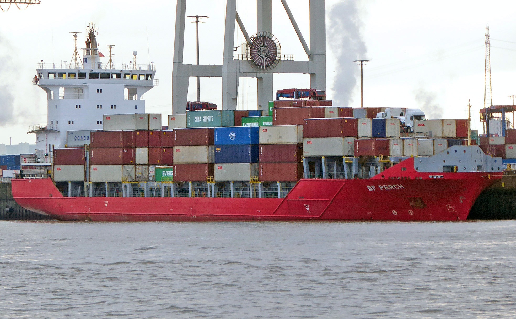 Transit: BF  PERCH entering English South Coast at The Dover Strait
