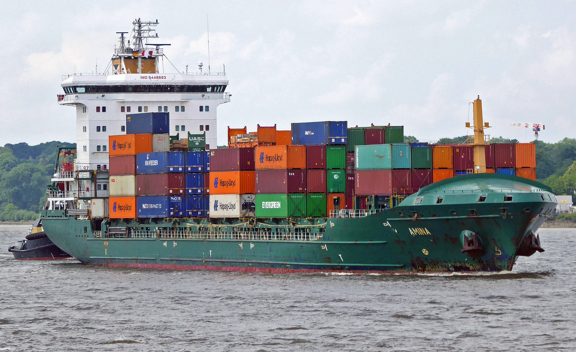 Transit: AMINA                entering English South Coast at The Dover Strait