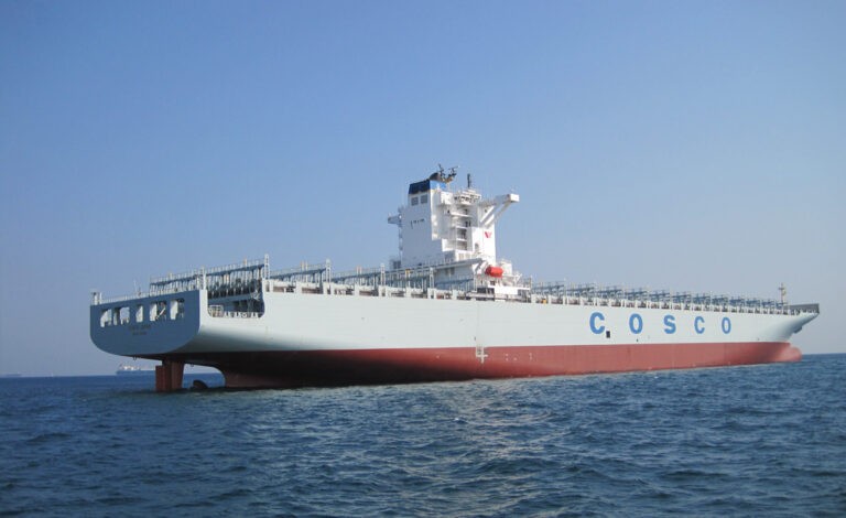  Celtic Sea - COSCO JAPAN          transiting Celtic Sea