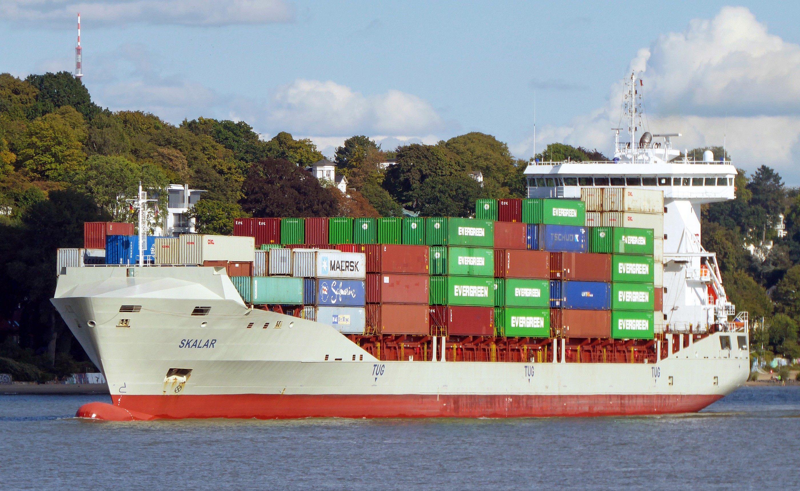 Transit: SKALAR entering English South Coast at The Dover Strait
