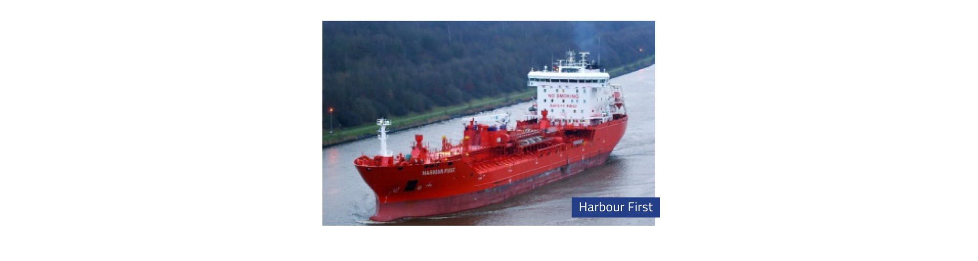 Transit: HARBOUR FIRST entering English South Coast at The Dover Strait