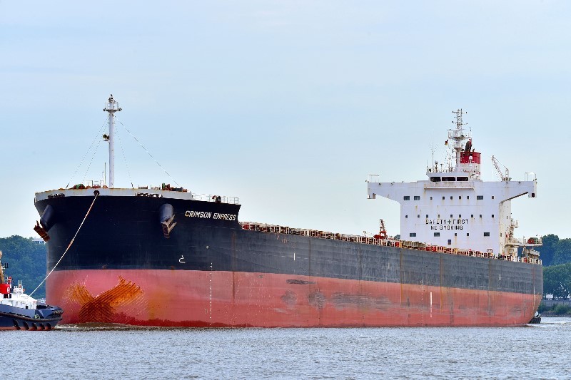Transit: CRIMSON EMPRESS      entering English South Coast at The Dover Strait