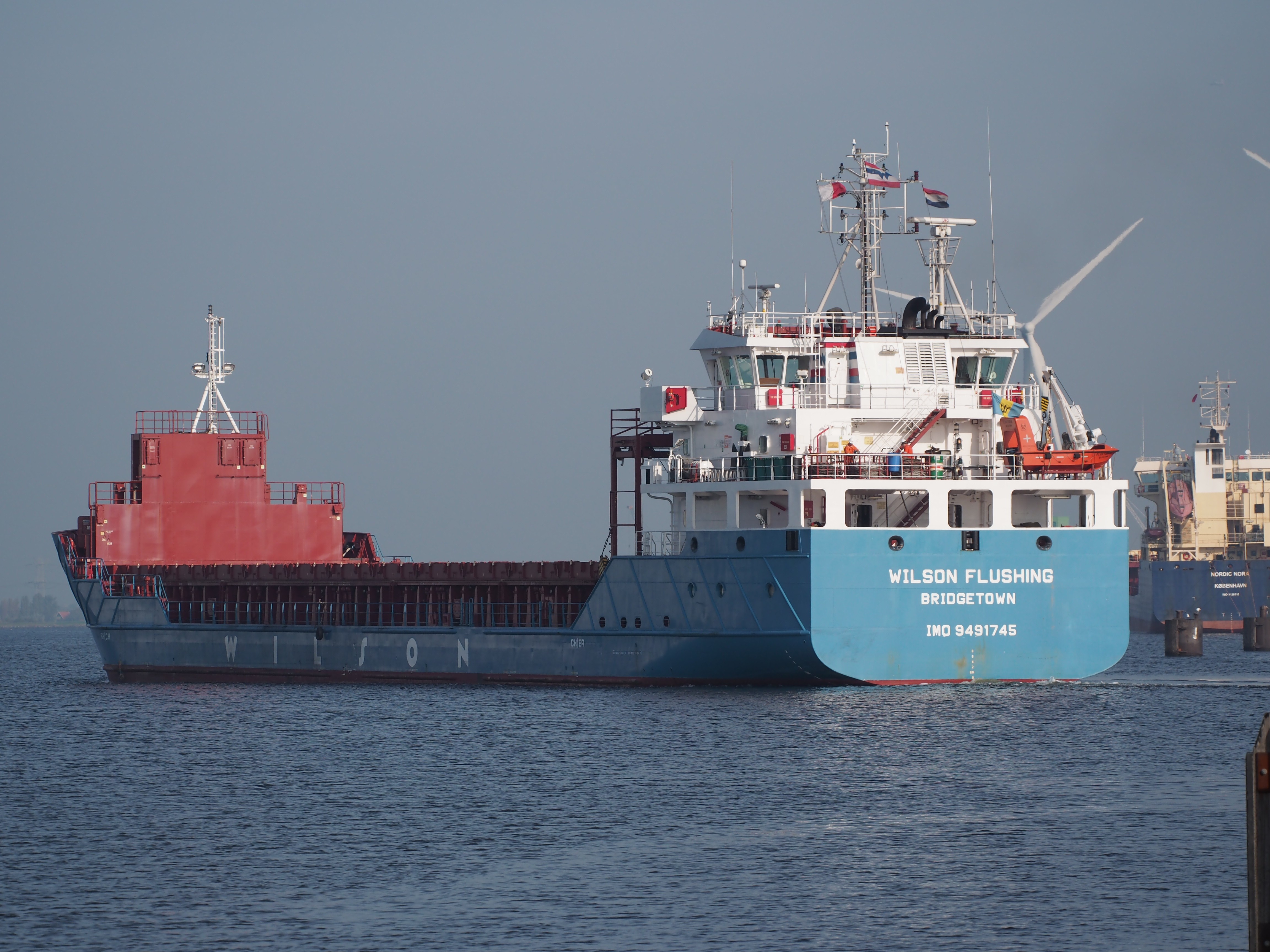  Scottish East Coast - WILSON FLUSHING transiting Berwick Coast