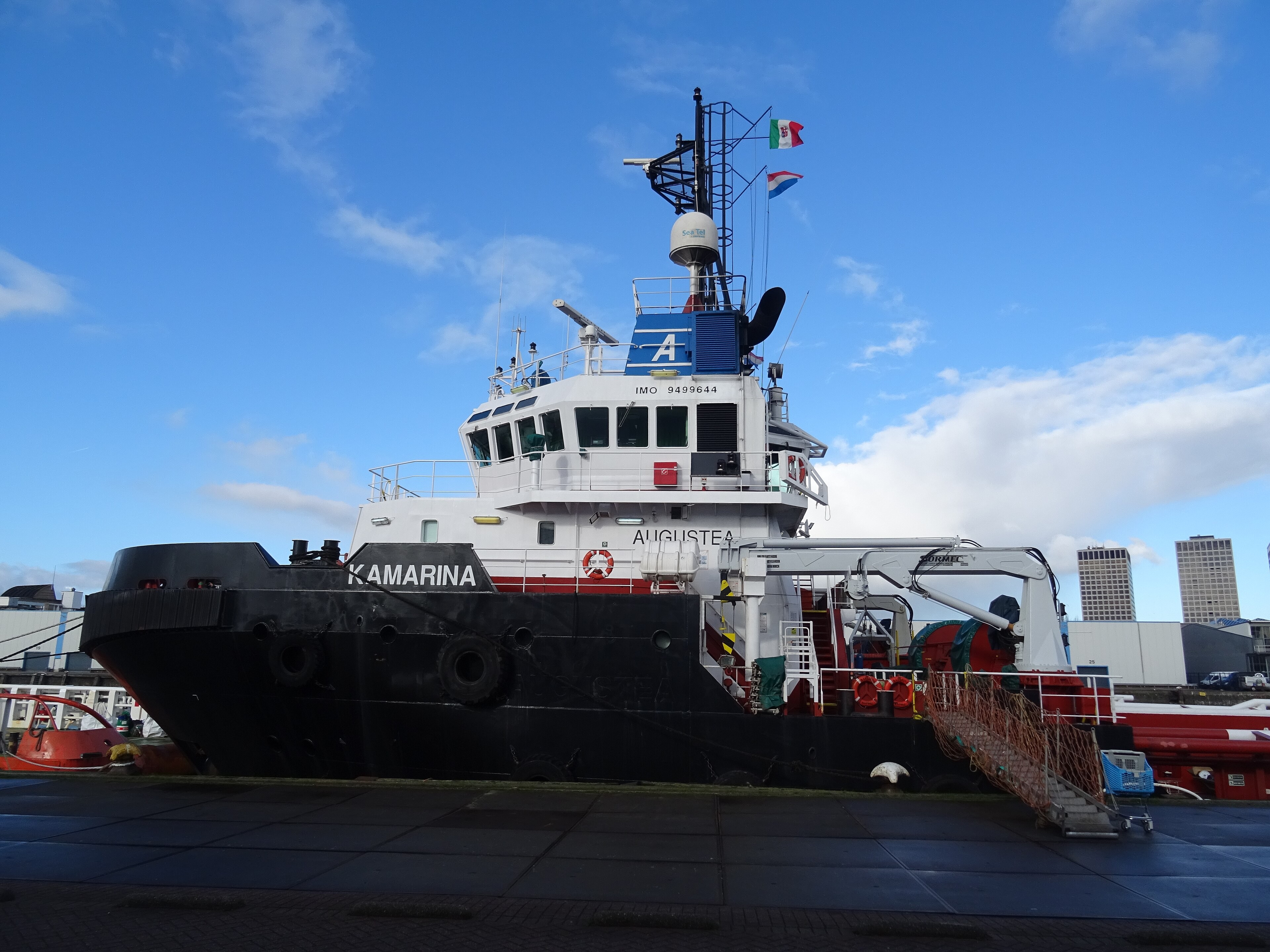 Transit: KAMARINA entering English South Coast at The Dover Strait