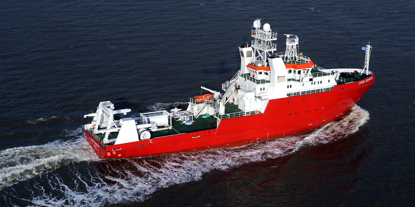 FUGRO SEARCHER       transiting Aberdeen to Forth Coast Gate on the Scottish East Coast  