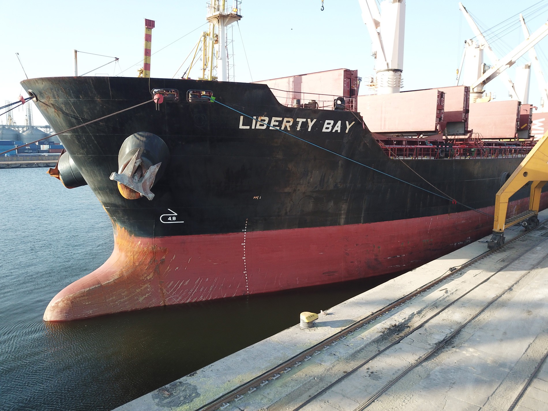 Transit: LIBERTY BAY          entering English South Coast at The Dover Strait