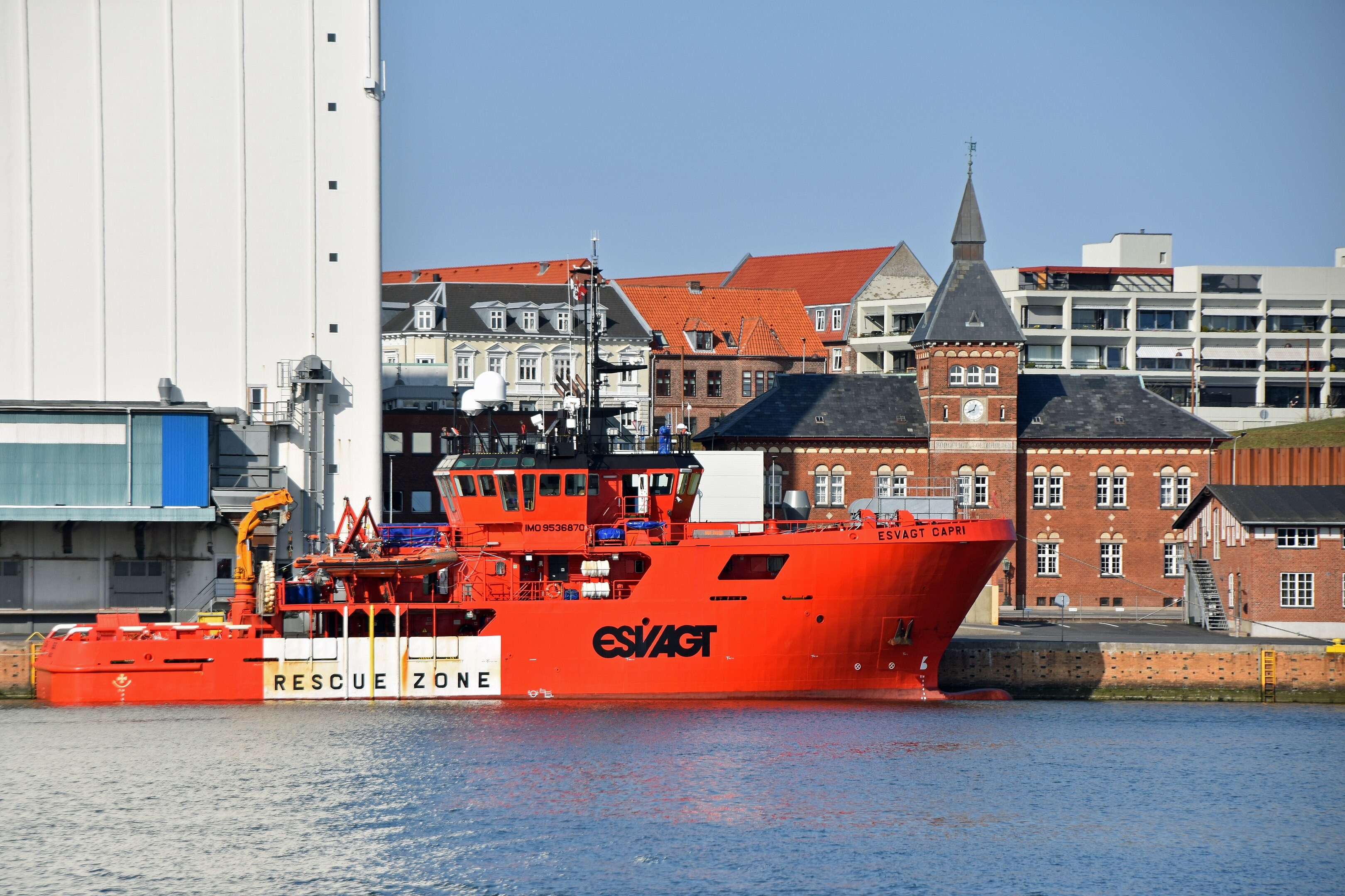 Transit: ESVAGT CAPRI         entering Scottish East Coast at Aberdeen to Dornoch Firth Coast