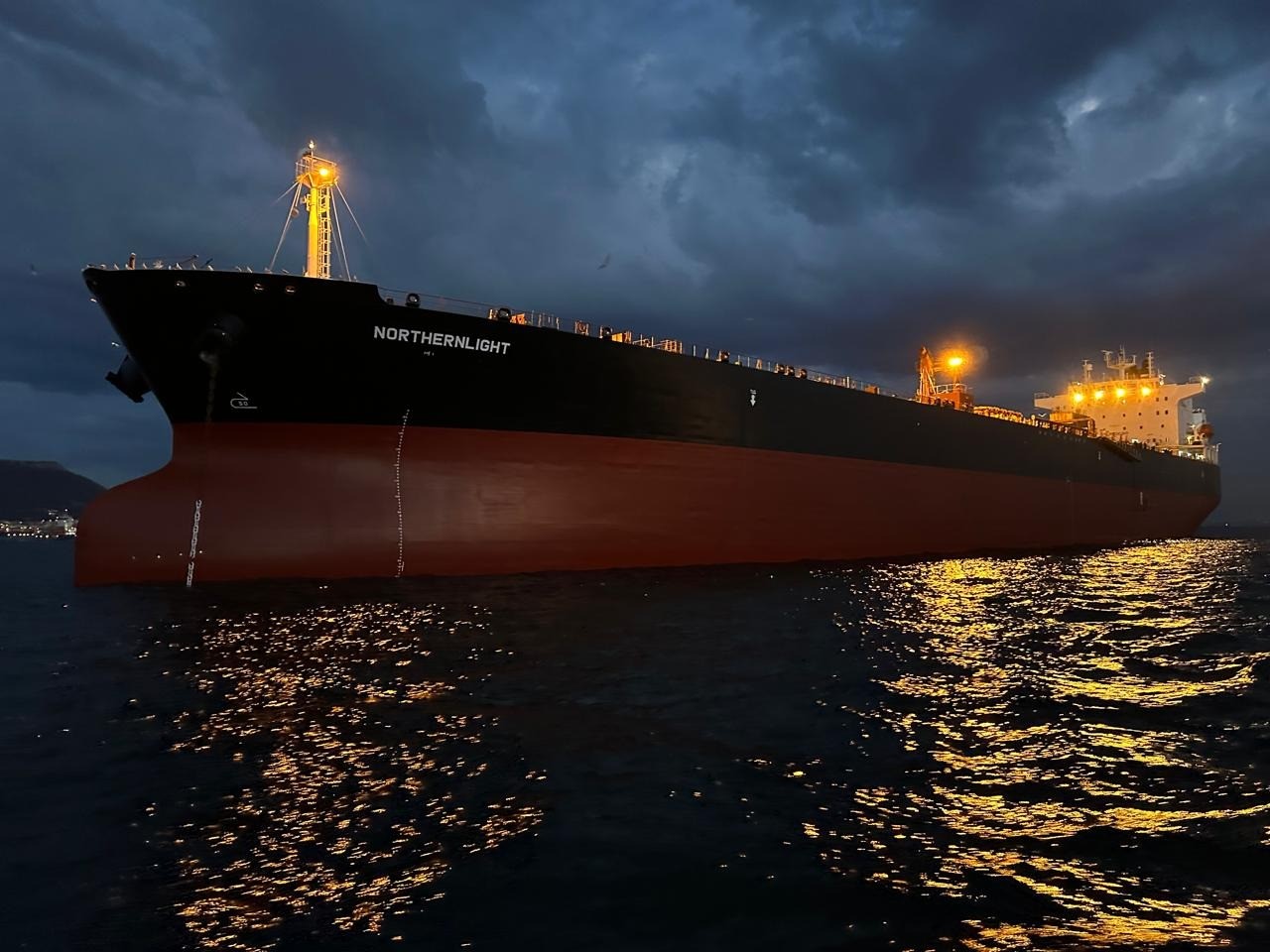 Transit: NORTHERNLIGHT        entering English South Coast at The Dover Strait