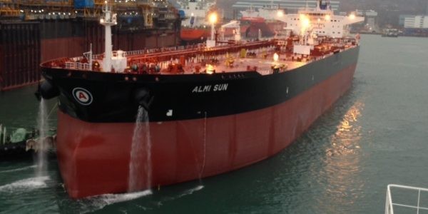 Transit: ALMI SUN             entering English South Coast at The Dover Strait
