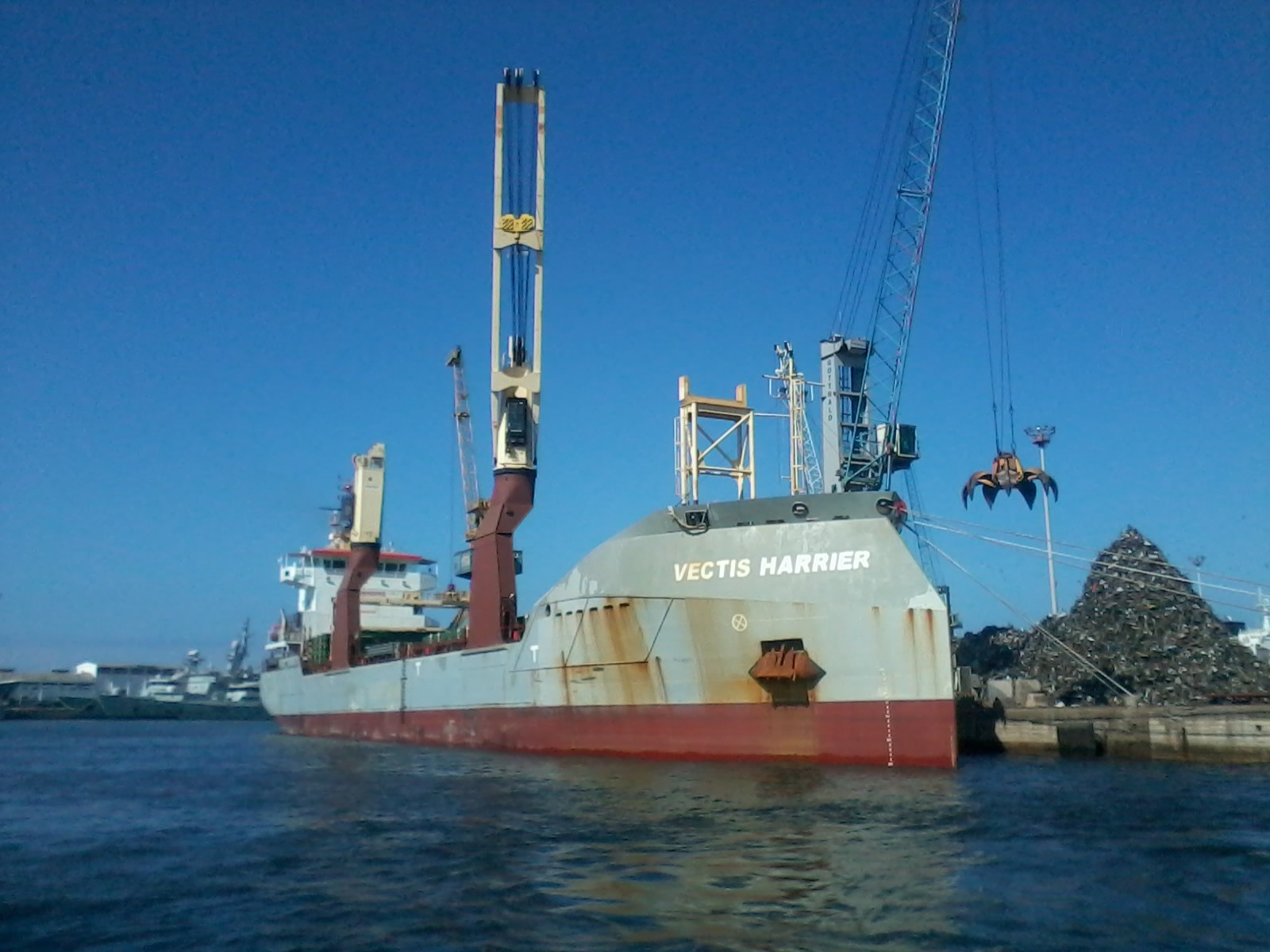 UAL HARRIER          transiting Tayside Coast on the Scottish East Coast  