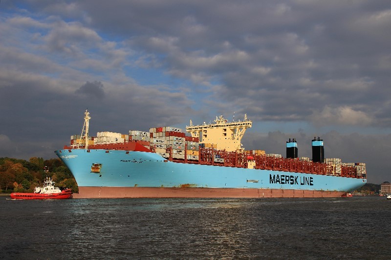  Celtic Sea - MARIT MAERSK transiting Celtic Sea