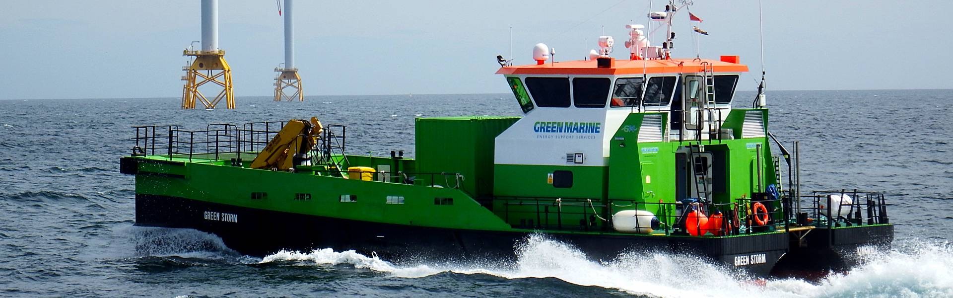  Scottish North Coast - GREEN STORM          transiting Pentland Firth