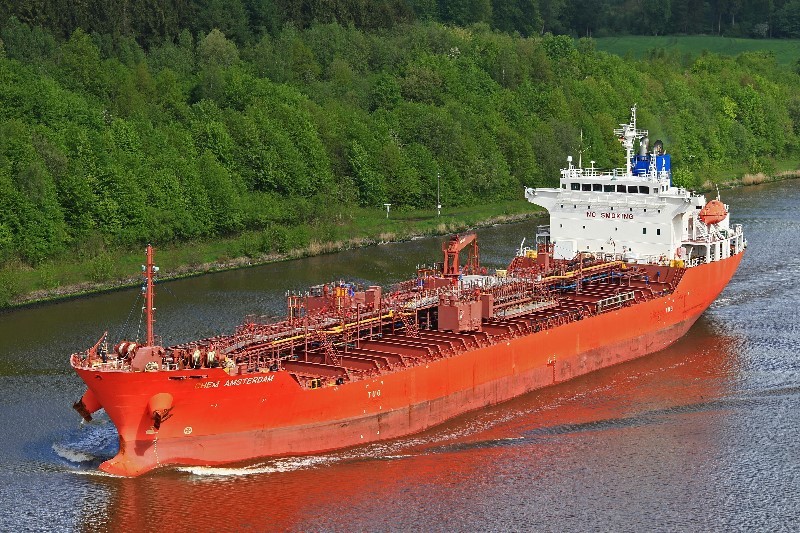 Transit: CHEM AMSTERDAM       entering English South Coast at The Dover Strait