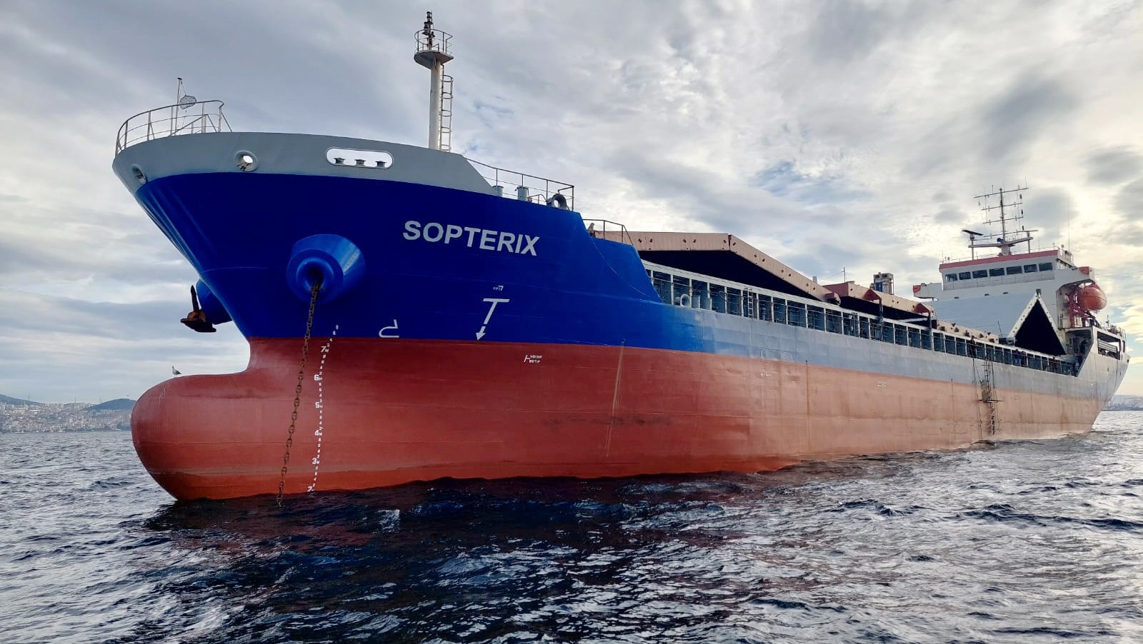 Transit: SOPTERIX             entering English South Coast at The Dover Strait