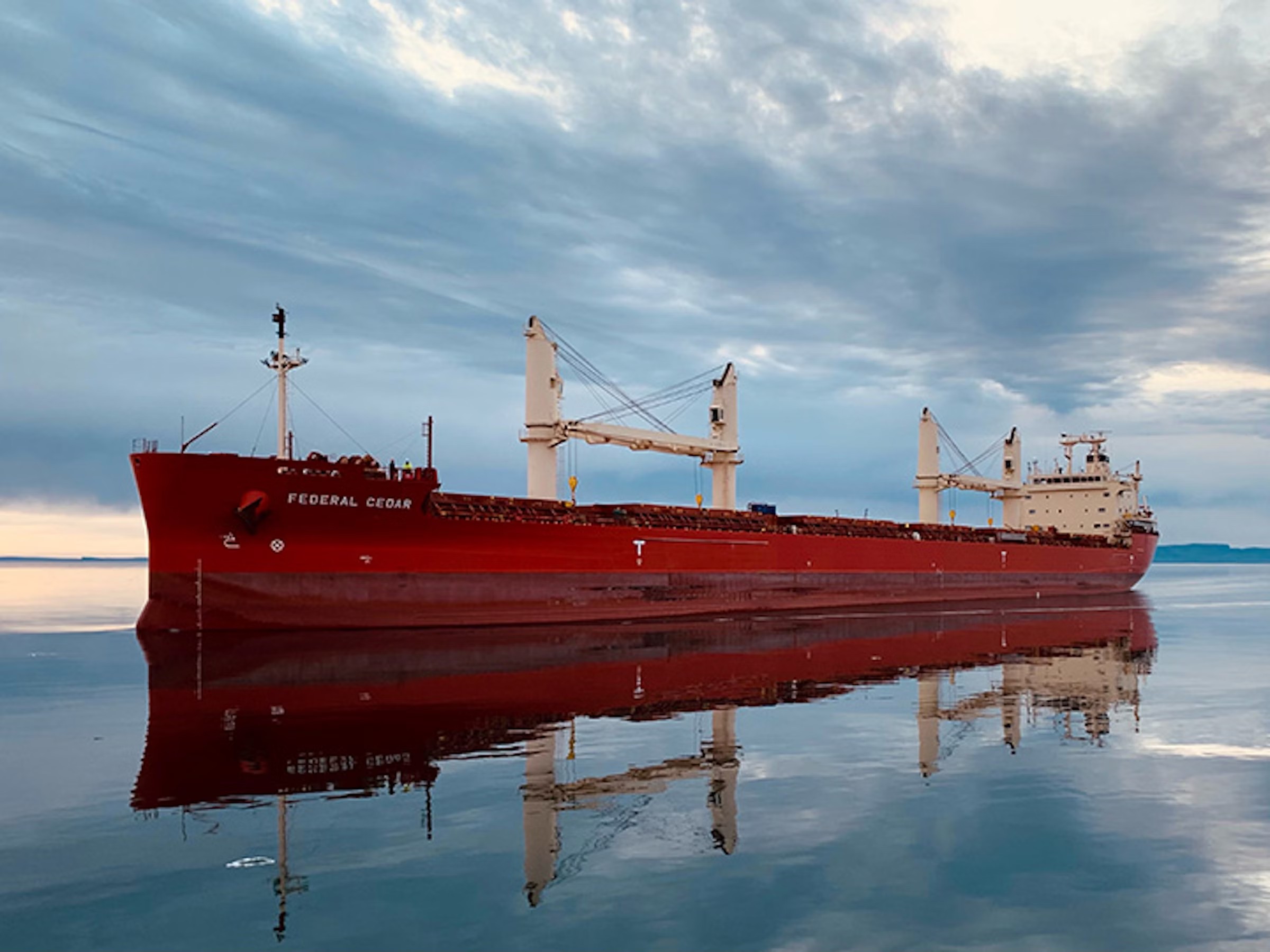  Irish Sea - FEDERAL CEDAR        transiting North Channel Belfast