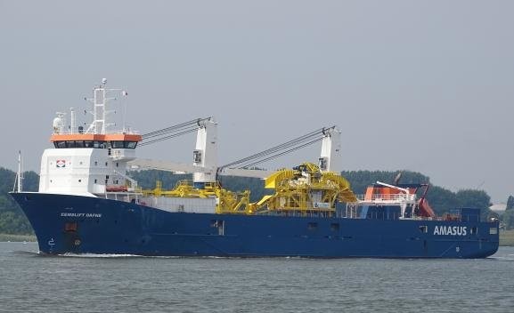 Transit: EEMSLIFT DAFNE       entering Scottish West Coast at North Channel at Belfast