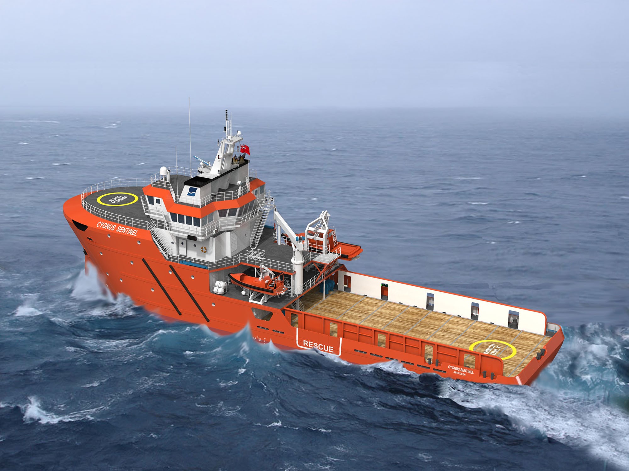 CYGNUS SENTINEL      transiting Aberdeenshire Coast on the Scottish East Coast  