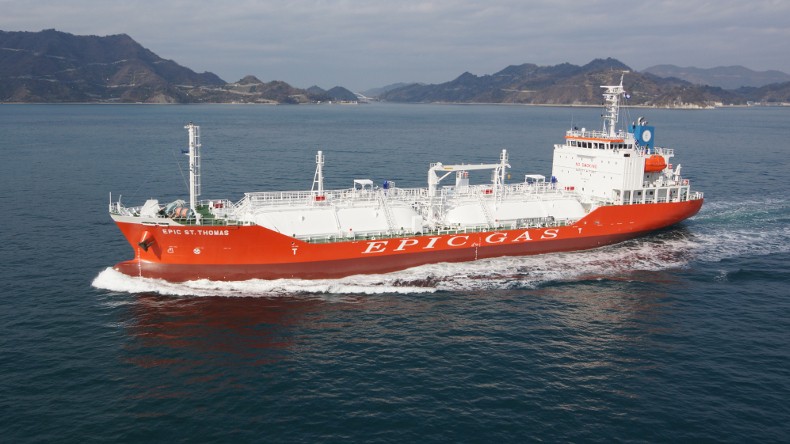  Celtic Sea - GAS NOBLE            transiting Celtic Sea