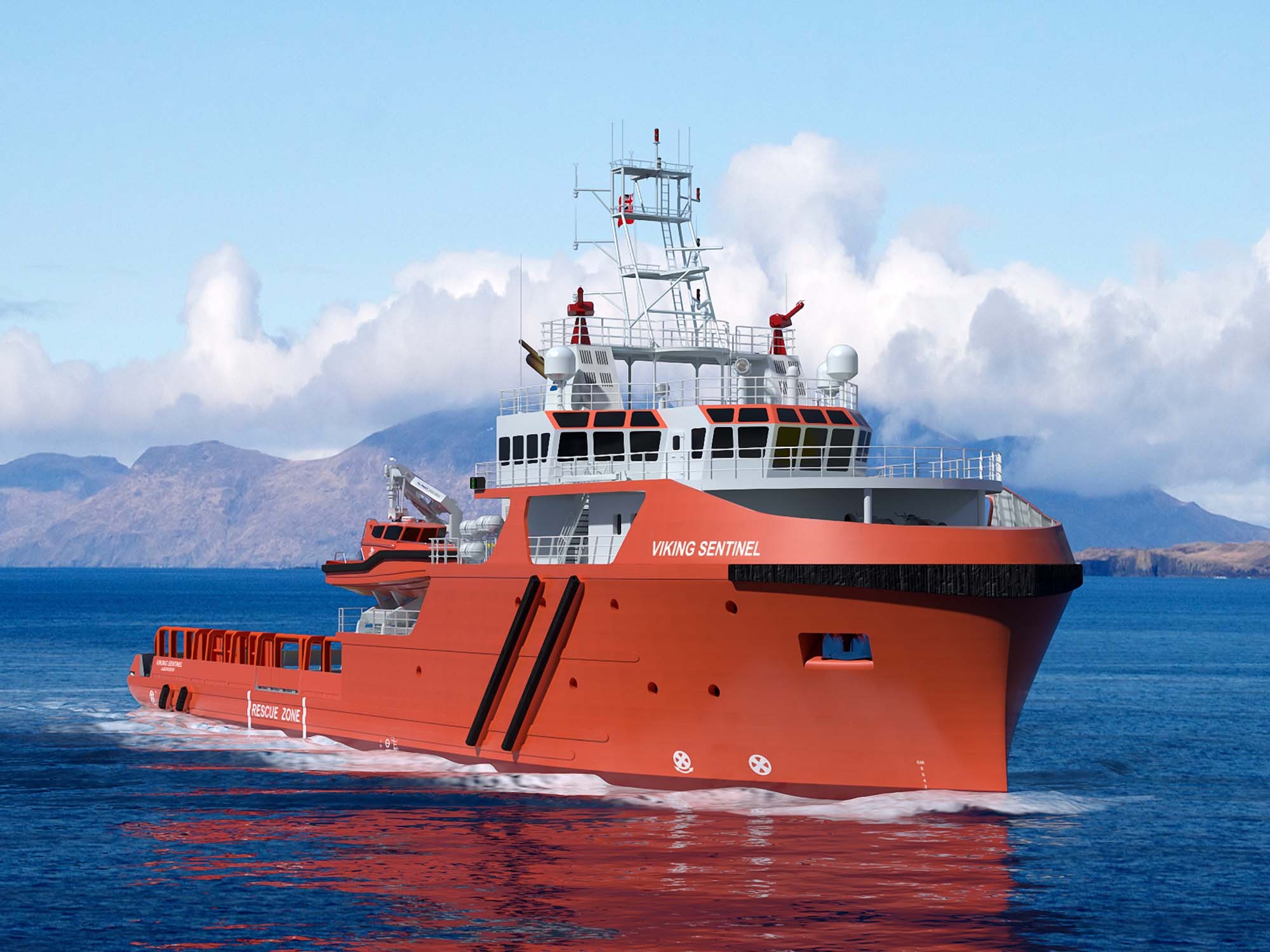  Irish Sea - VIKING SENTINEL      transiting Irish Sea East of Man