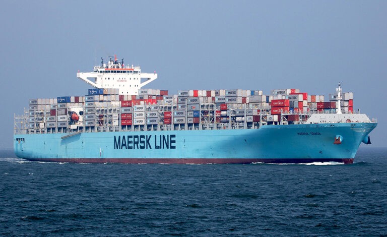 Transit: MAERSK GENOA         entering English South Coast at The Dover Strait
