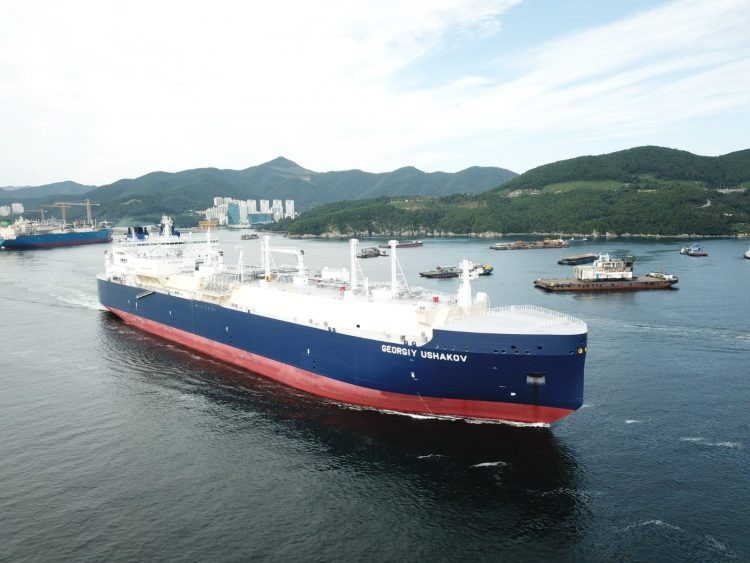  Irish Sea - GEORGIY USHAKOV transiting North Channel Belfast