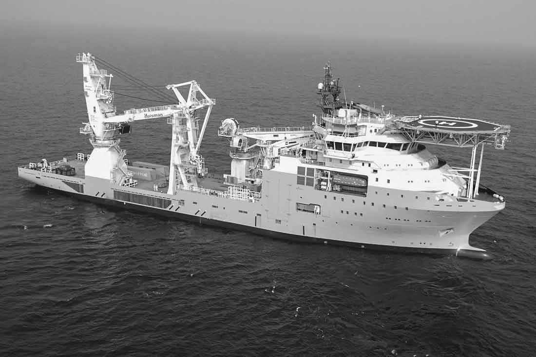  Scottish East Coast - SKANDI INSTALLER transiting Aberdeenshire Coast