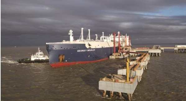 Transit: GEORGIY BRUSILOV entering English South Coast at The Dover Strait
