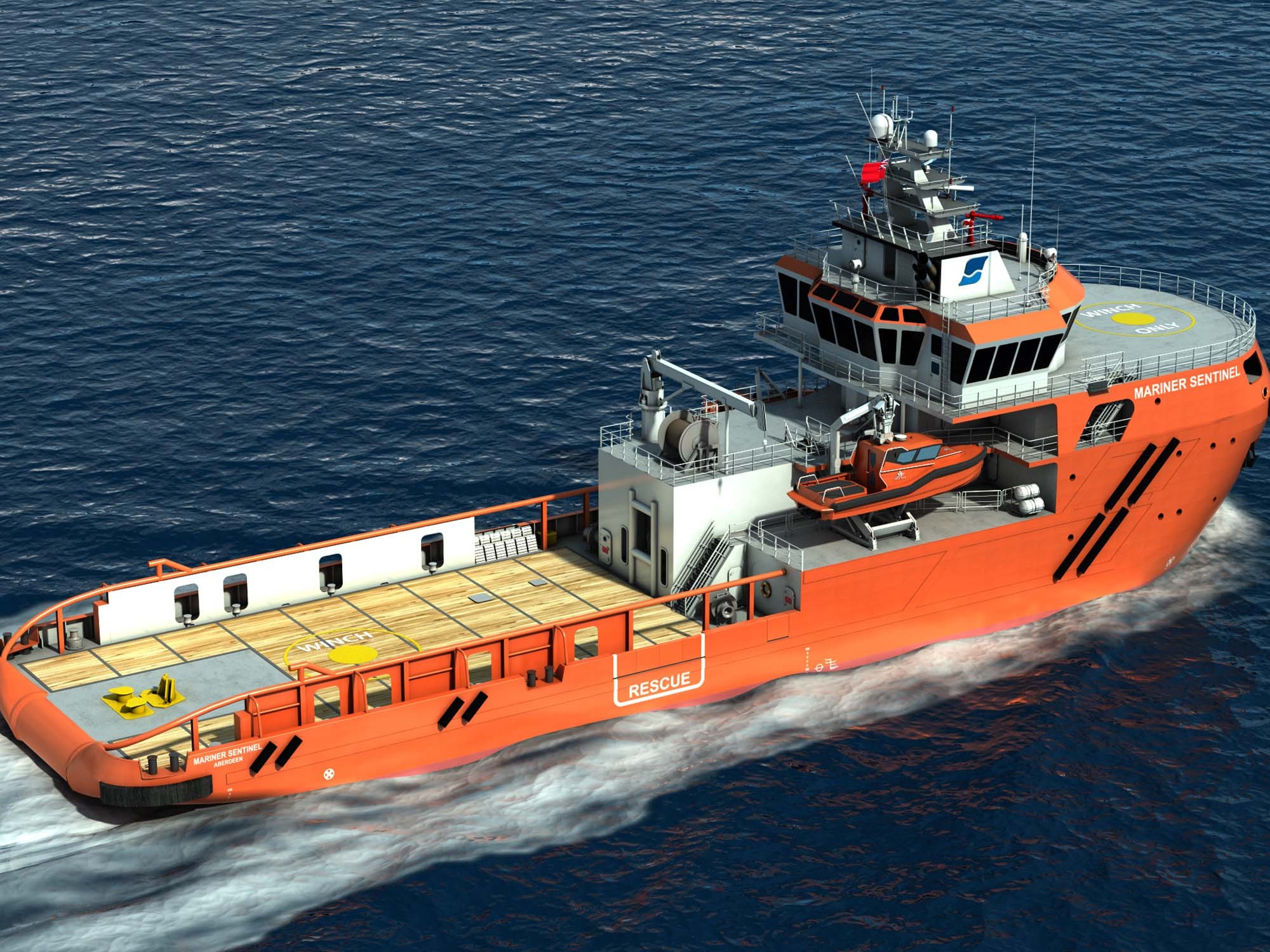 MARINER SENTINEL     transiting Aberdeenshire Coast on the Scottish East Coast  