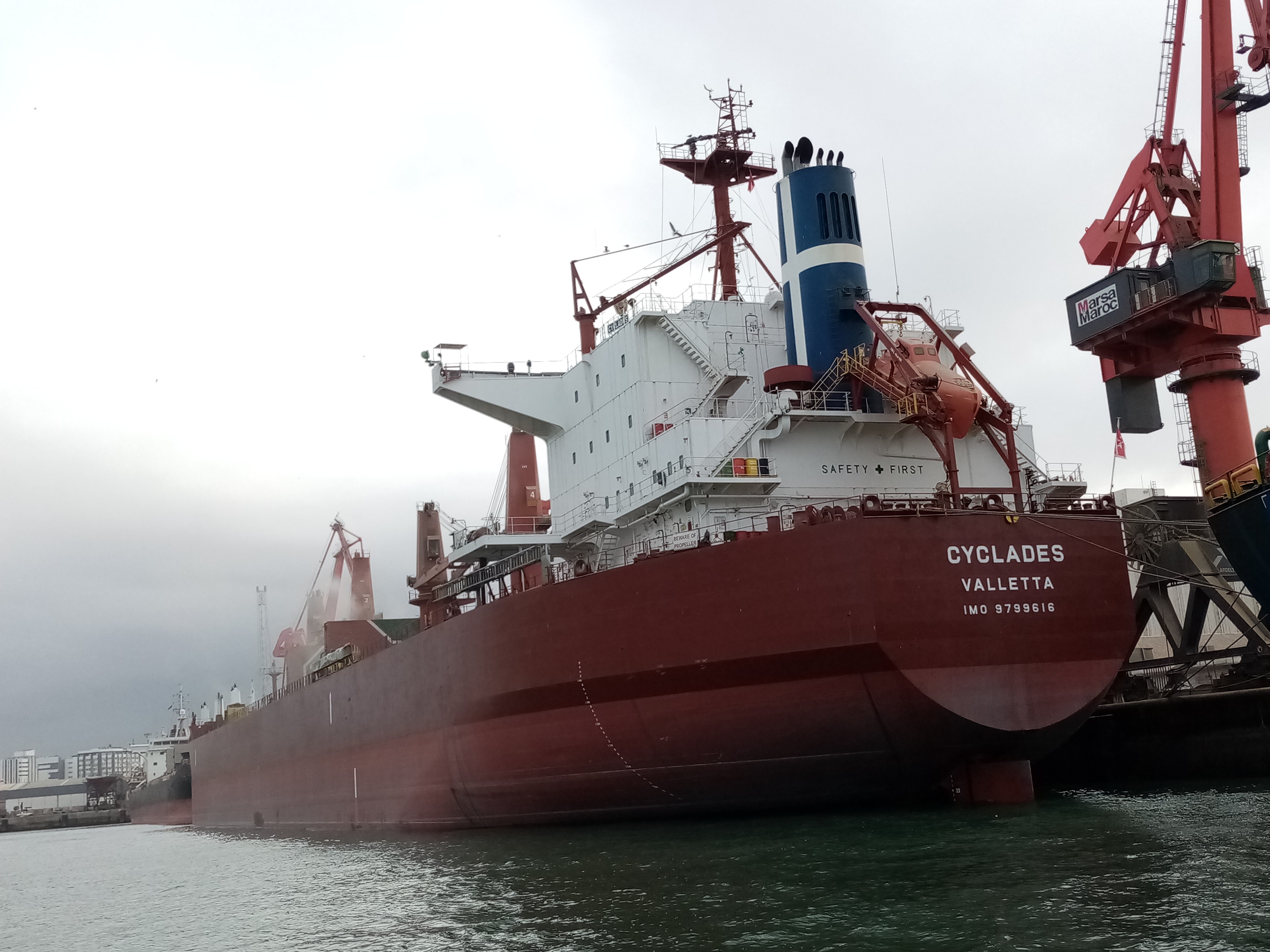 Transit: CYCLADES             entering English South Coast at The Dover Strait