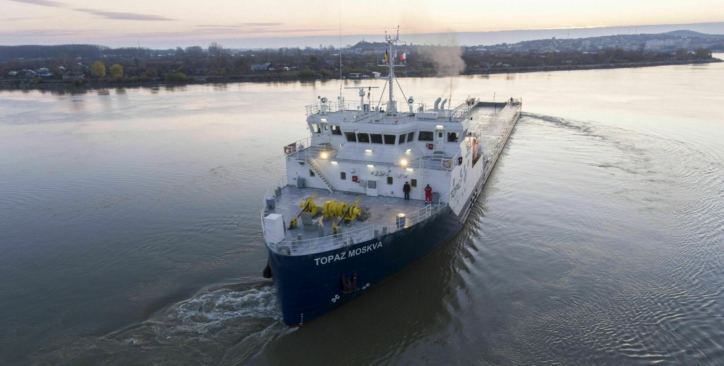 Celtic Sea - TOPAZ DANUBE transiting Celtic Sea