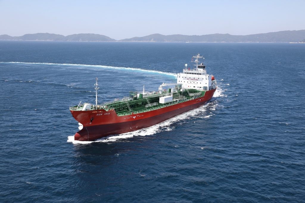Transit: IRIS THERESA         entering English South Coast at The Dover Strait