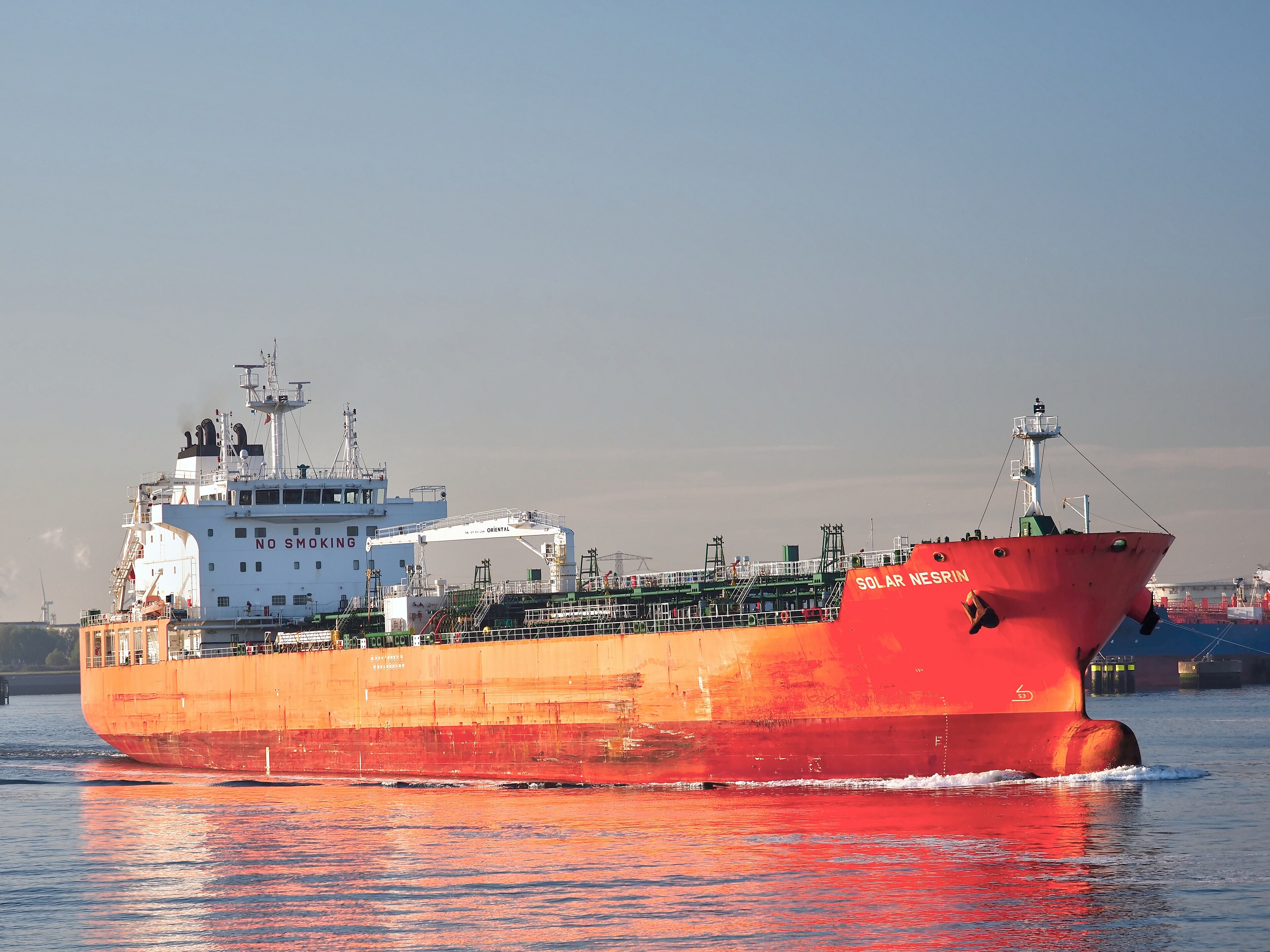 Transit: SOLAR NESRIN         entering English South Coast at The Dover Strait