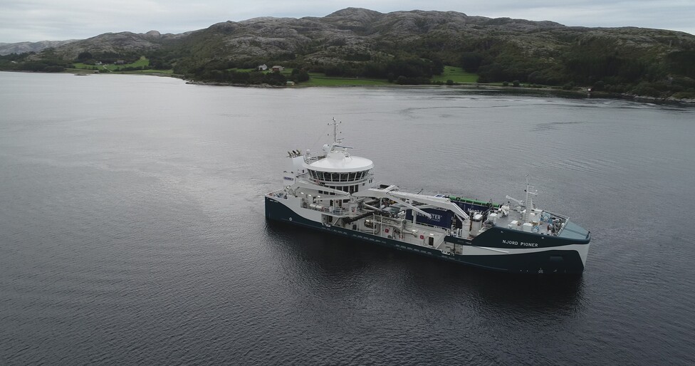 Scottish North Coast - NJORD PIONER transiting Thurso Coast