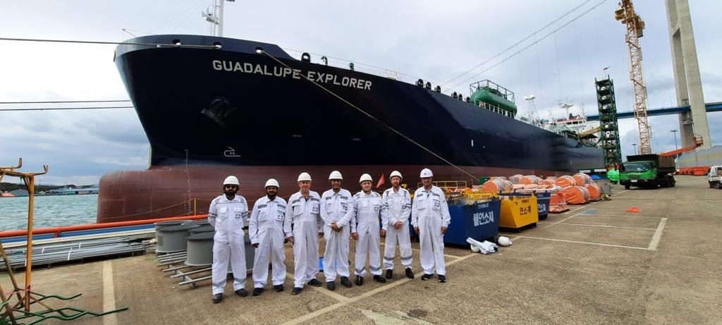 Transit: GUADALUPE EXPLORER   entering English South Coast at The Dover Strait