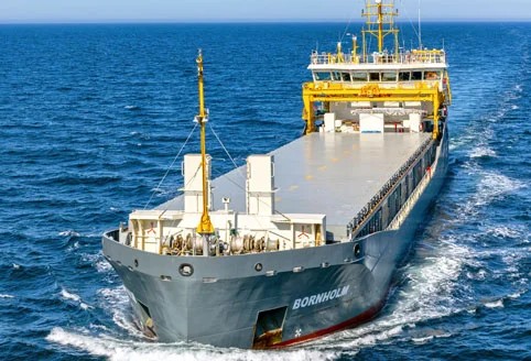 Transit: BORNHOLM             entering English South Coast at The Dover Strait