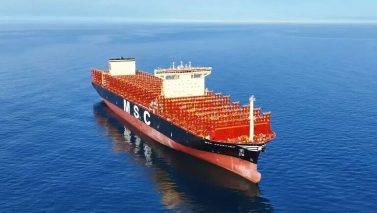 Transit: MSC JOSEFINA         entering English South Coast at The Dover Strait