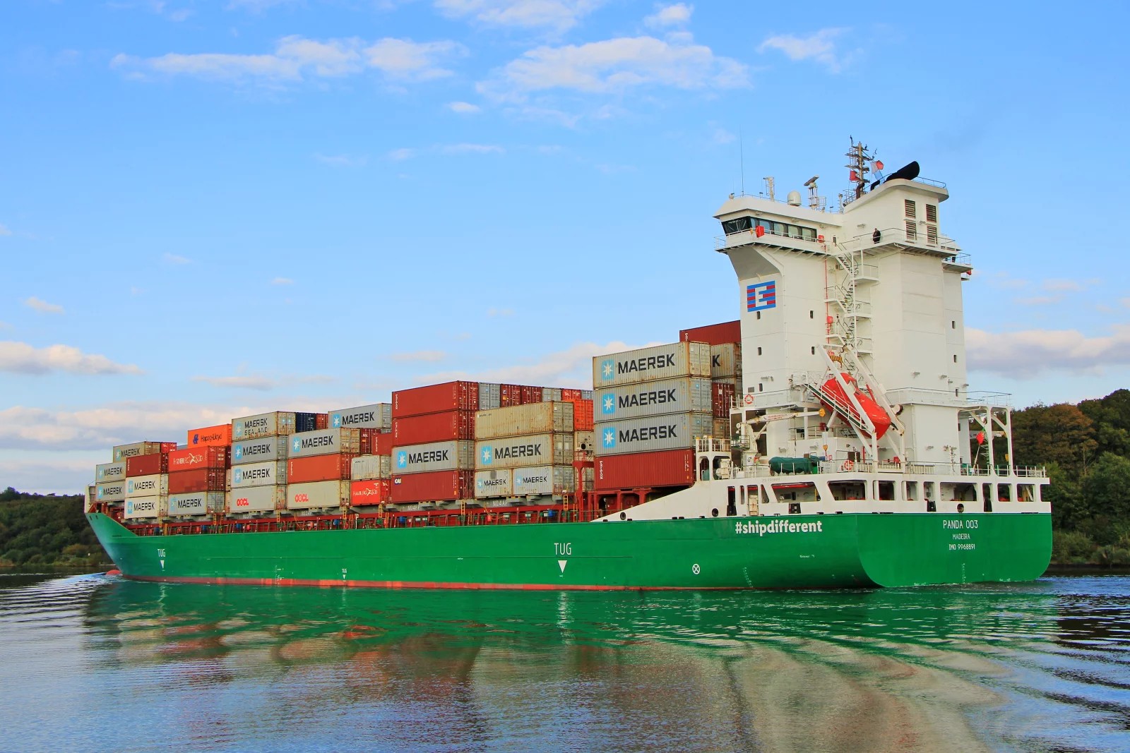 Transit: PANDA 003            entering English South Coast at The Dover Strait