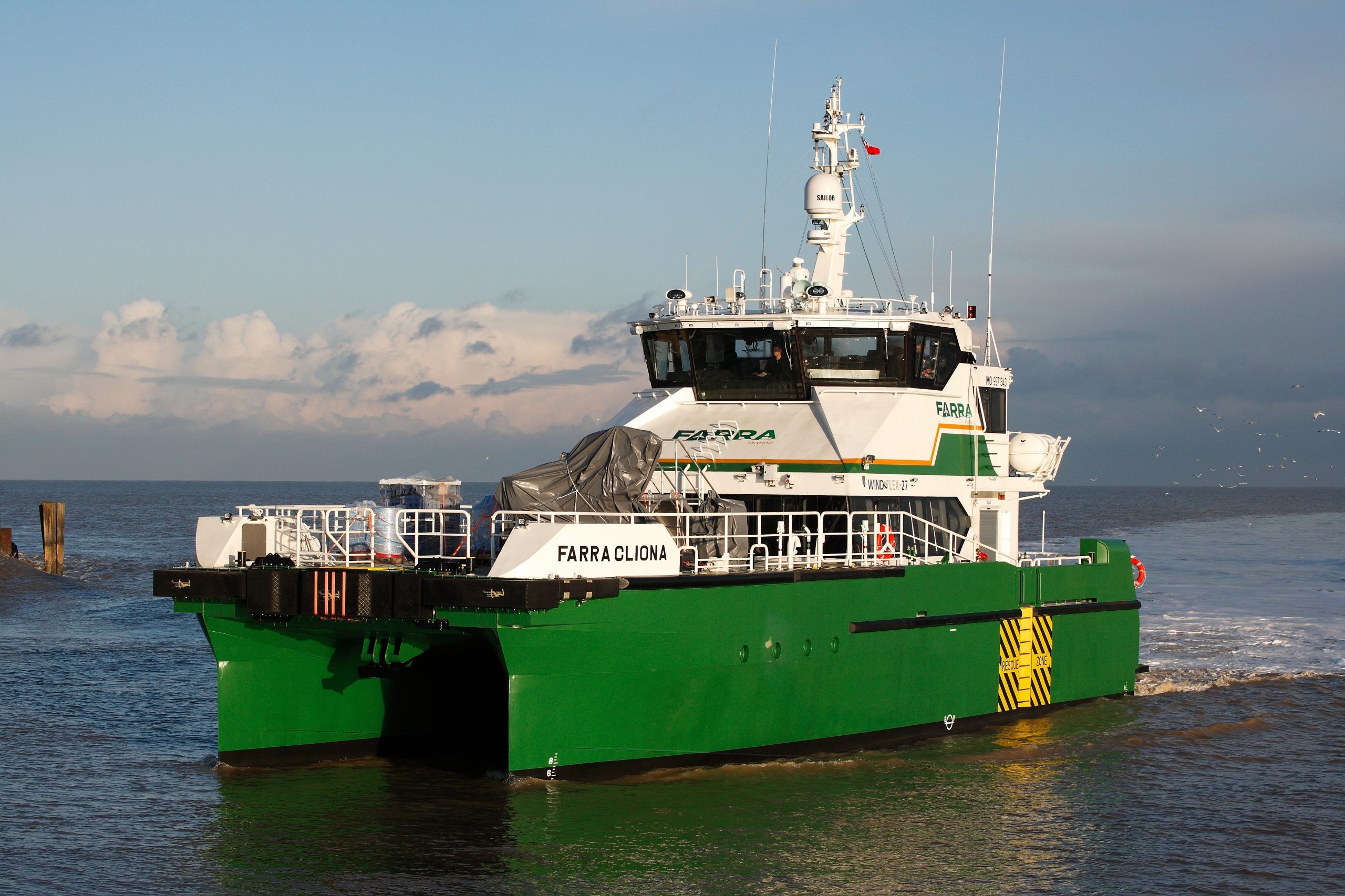  Scottish East Coast - FARRA CLIONA         transiting Dornoch Firth Coast