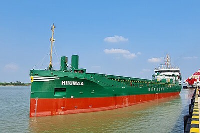 Transit: HIIUMAA              entering English South Coast at The Dover Strait