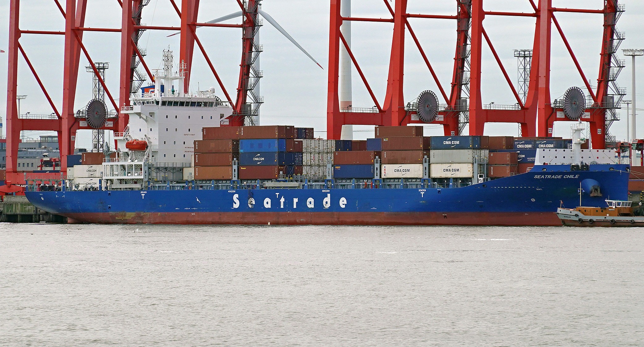 Transit: SEATRADE CHILE       entering English South Coast at The Dover Strait