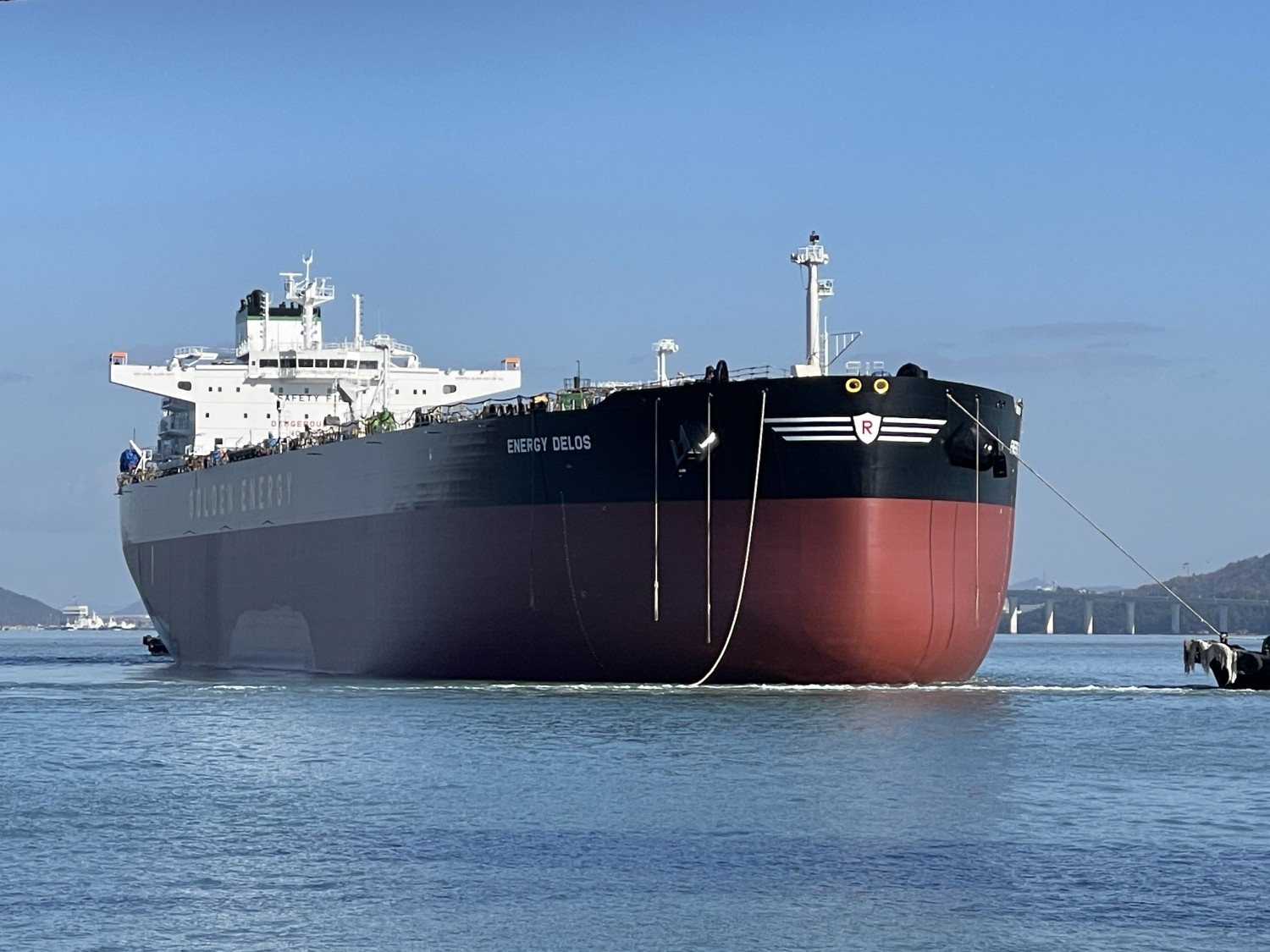 Transit: ENERGY DELOS         entering English South Coast at The Dover Strait