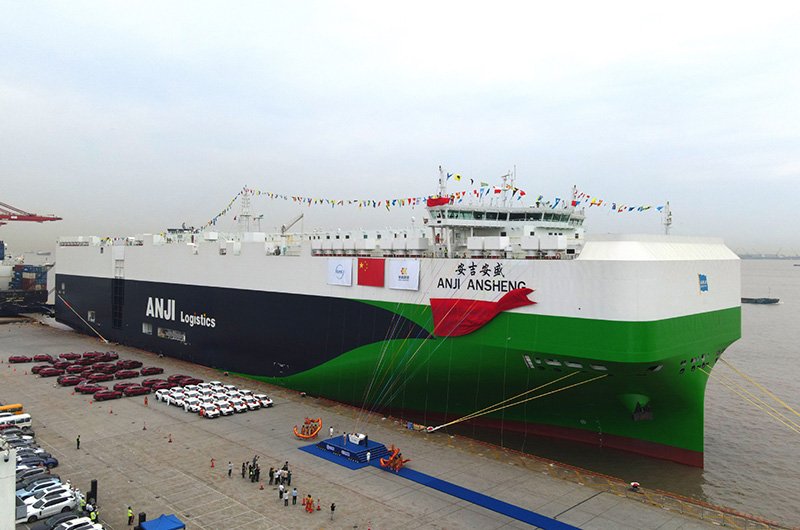 Transit: ANJI ANSHENG         entering English South Coast at The Dover Strait